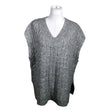 Unisex Lindex - Kootud vest, suurus 40 - Hall ()
