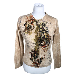 Unisex Elegance - Kardigan, suurus 38 - Beige (1)