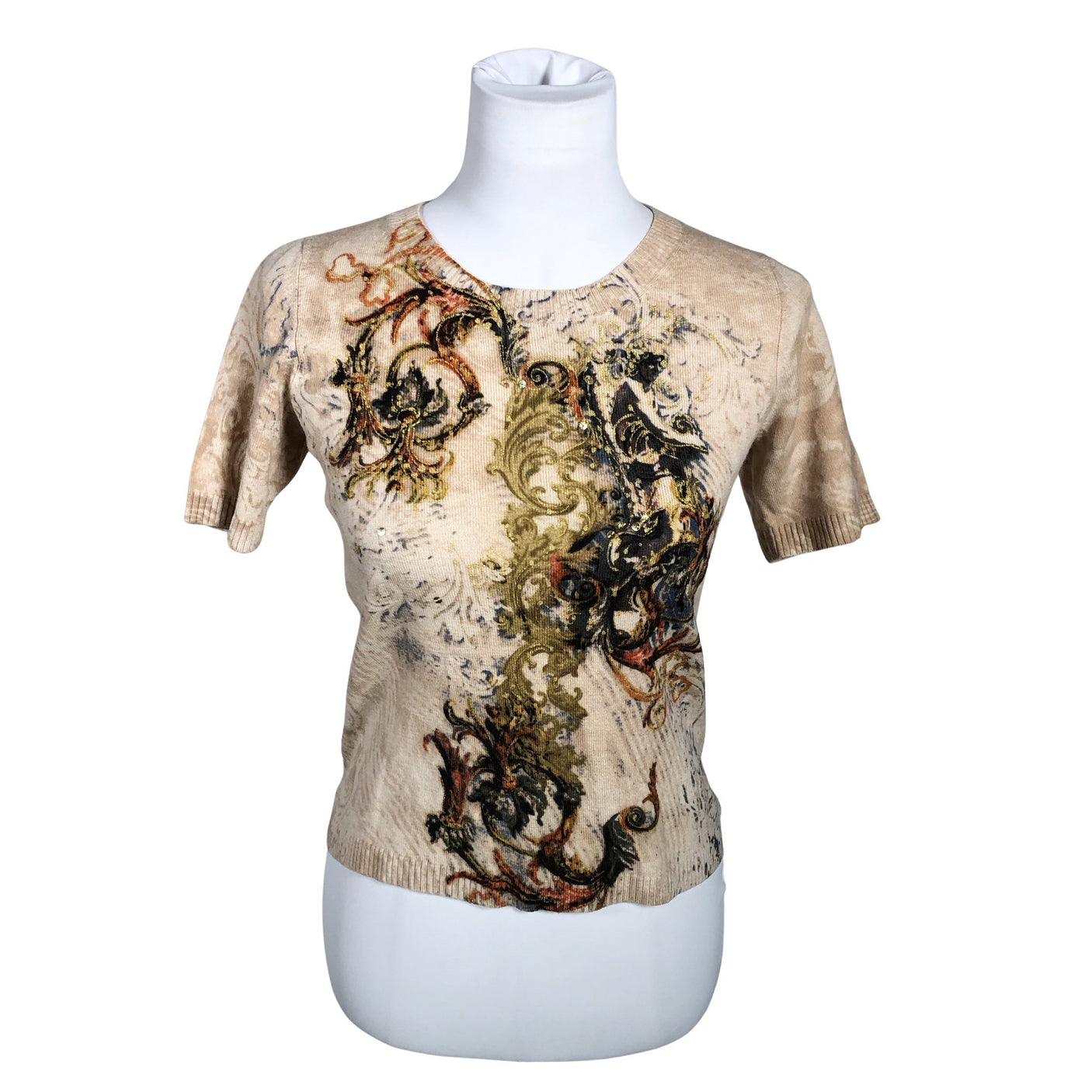 Unisex Elegance - Kardigan, suurus 38 - Beige (2)