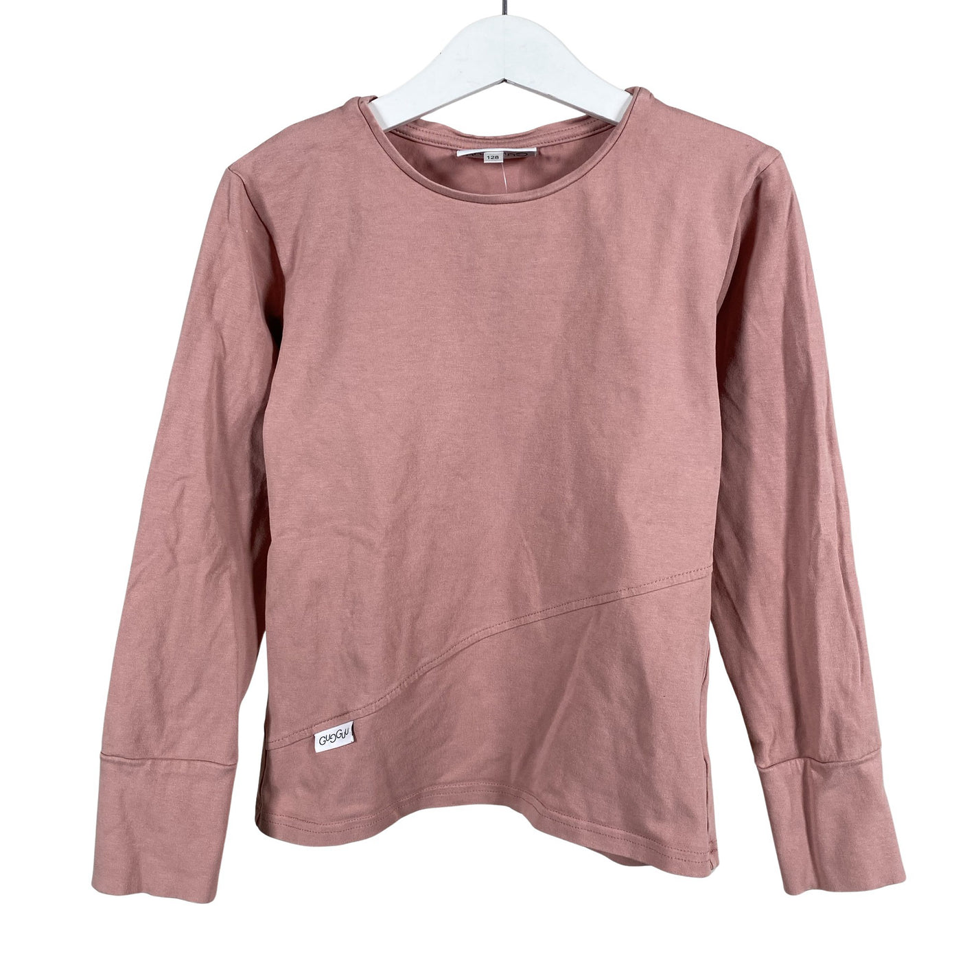 Unisex Gugguu - Trikotaažist pluus, suurus 122 - 128 - Heleroosa (1)