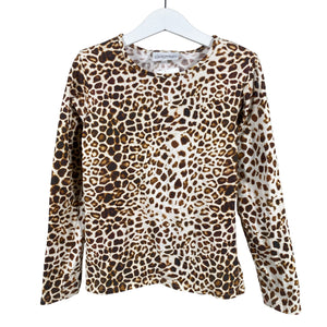 Unisex Gugguu - Trikotaažist pluus, suurus 122 - 128 - Pruun (1)