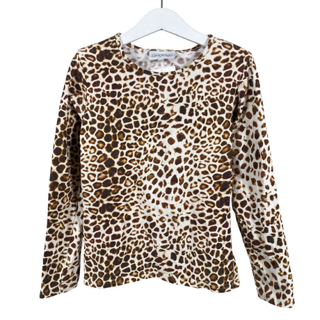 Unisex Gugguu - Trikotaažist pluus, suurus 122 - 128 - Pruun ()