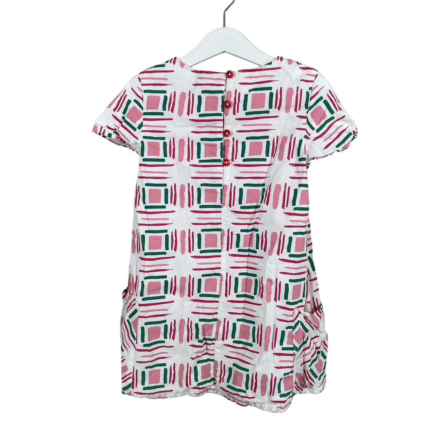 Unisex Benetton - Mitteveniv kleit, suurus 104 - 110 - Valge (2)
