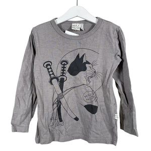 Unisex Mainio - Trikotaažist pluus, suurus 110 - 116 - Hall (1)