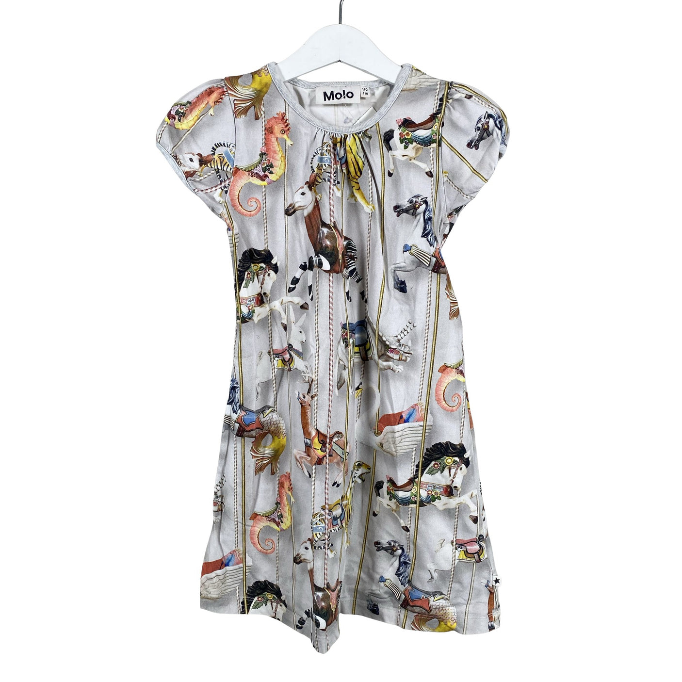 Unisex Molo Kids - Trikotaažist kleit, suurus 110 - 116 - Hall (1)