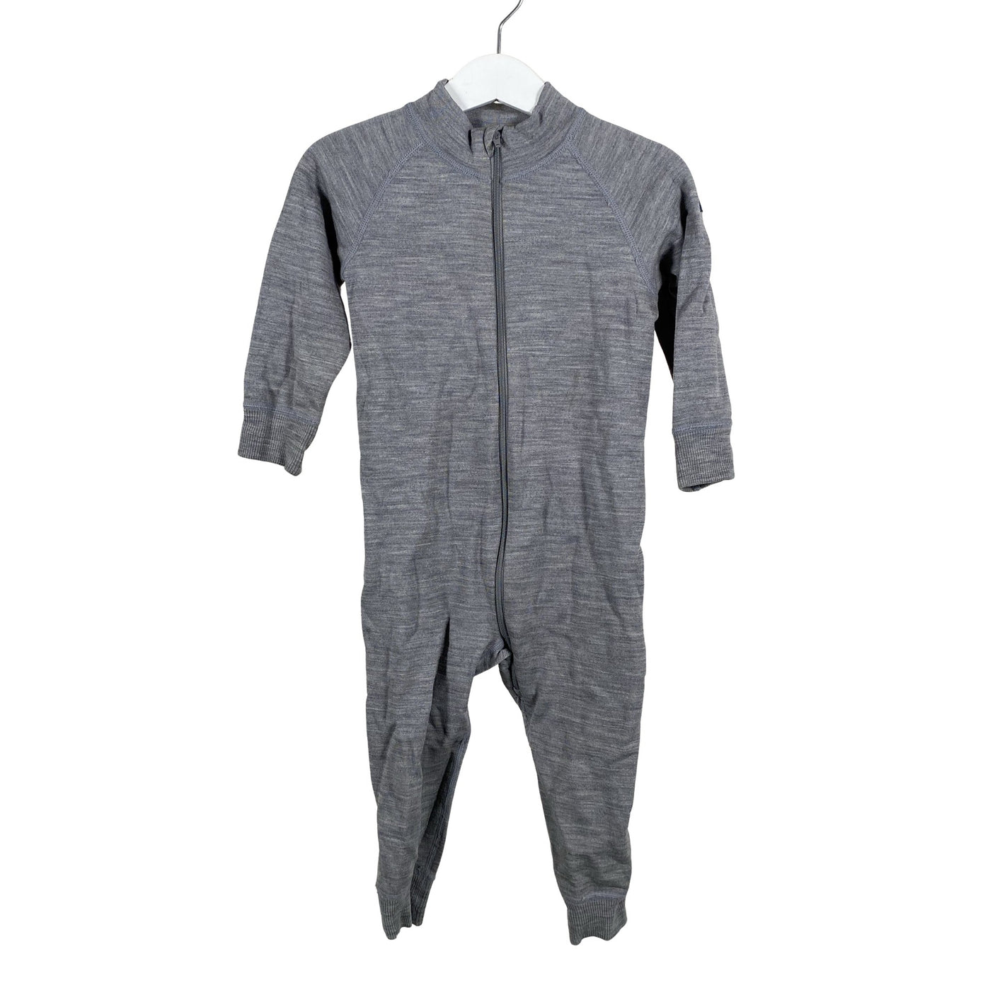 Unisex Polarn O. Pyret - Villane kombinesoon, suurus 80 - 86 - Hall (1)