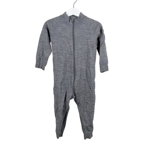 Unisex Polarn O. Pyret - Villane kombinesoon, suurus 80 - 86 - Hall (1)