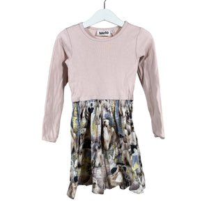 Unisex Molo Kids - Trikotaažist kleit, suurus 110 - 116 - Heleroosa (1)