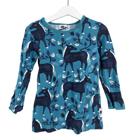 Unisex PaaPii - Trikotaažist pluus, suurus 104 - 110 - Sinine ()