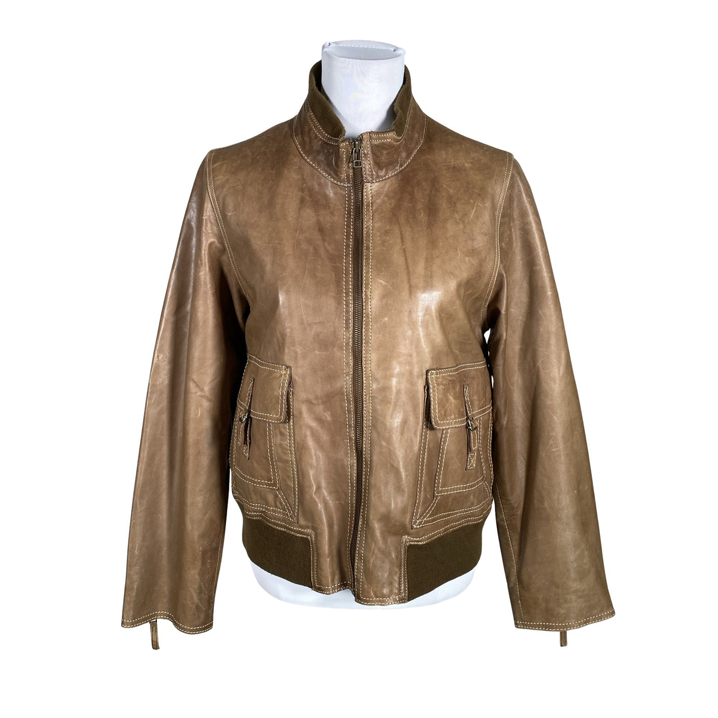 Unisex Big-L - Nahktagi, suurus 40 - Pruun (1)