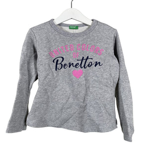 Unisex Benetton - Dressikangast pluus, suurus 116 - 122 - Hall (1)