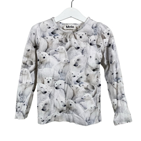 Unisex Molo Kids - Trikotaažist pluus, suurus 110 - 116 - Hall ()