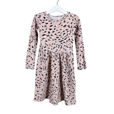 Unisex Metsola - Trikotaažist kleit, suurus 122 - 128 - Heleroosa ()