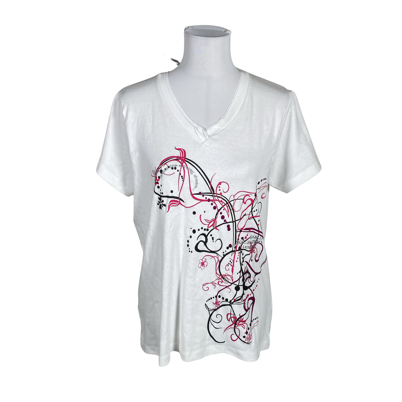 Unisex Think Positive - T-särk, suurus 40 - Valge (1)