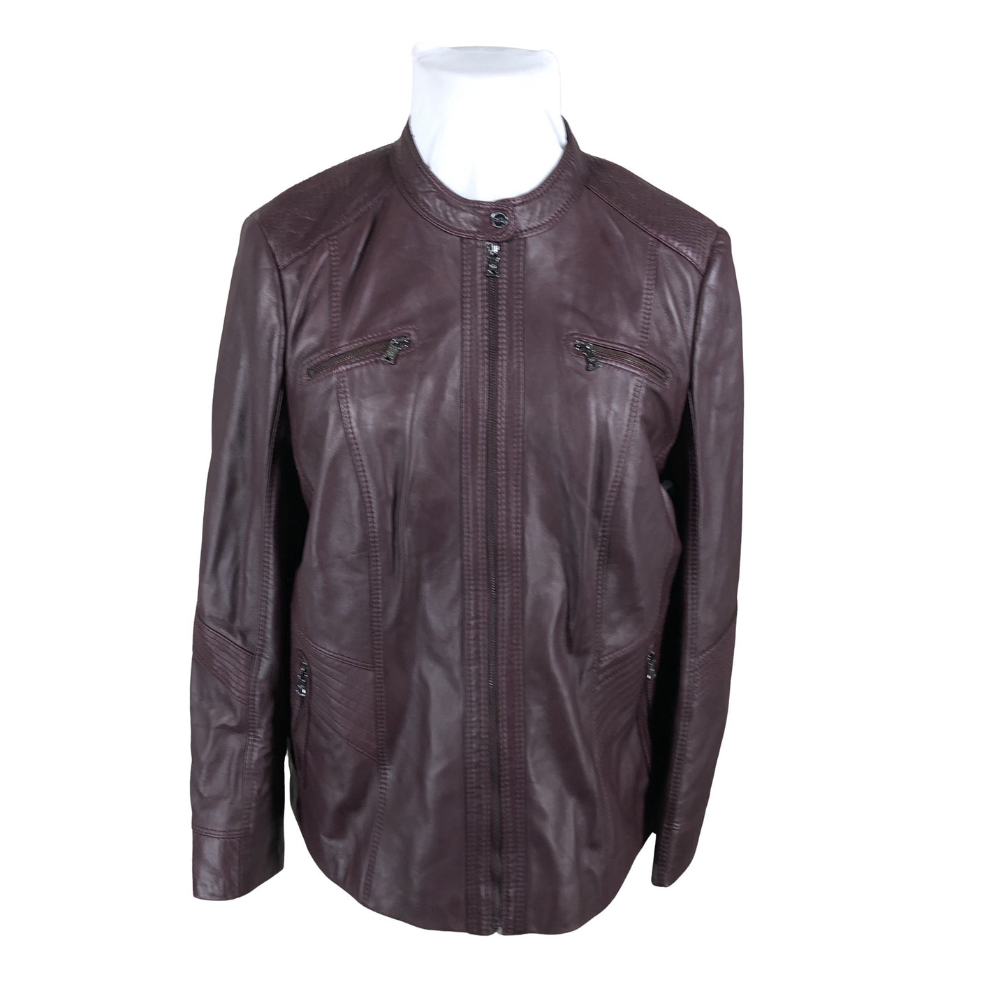 Unisex Gerry Weber - Nahktagi, suurus 48 - Veinipunane (1)