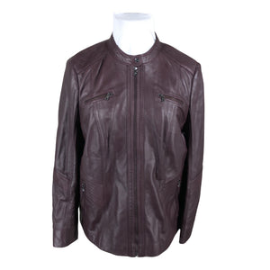 Unisex Gerry Weber - Nahktagi, suurus 48 - Veinipunane (1)