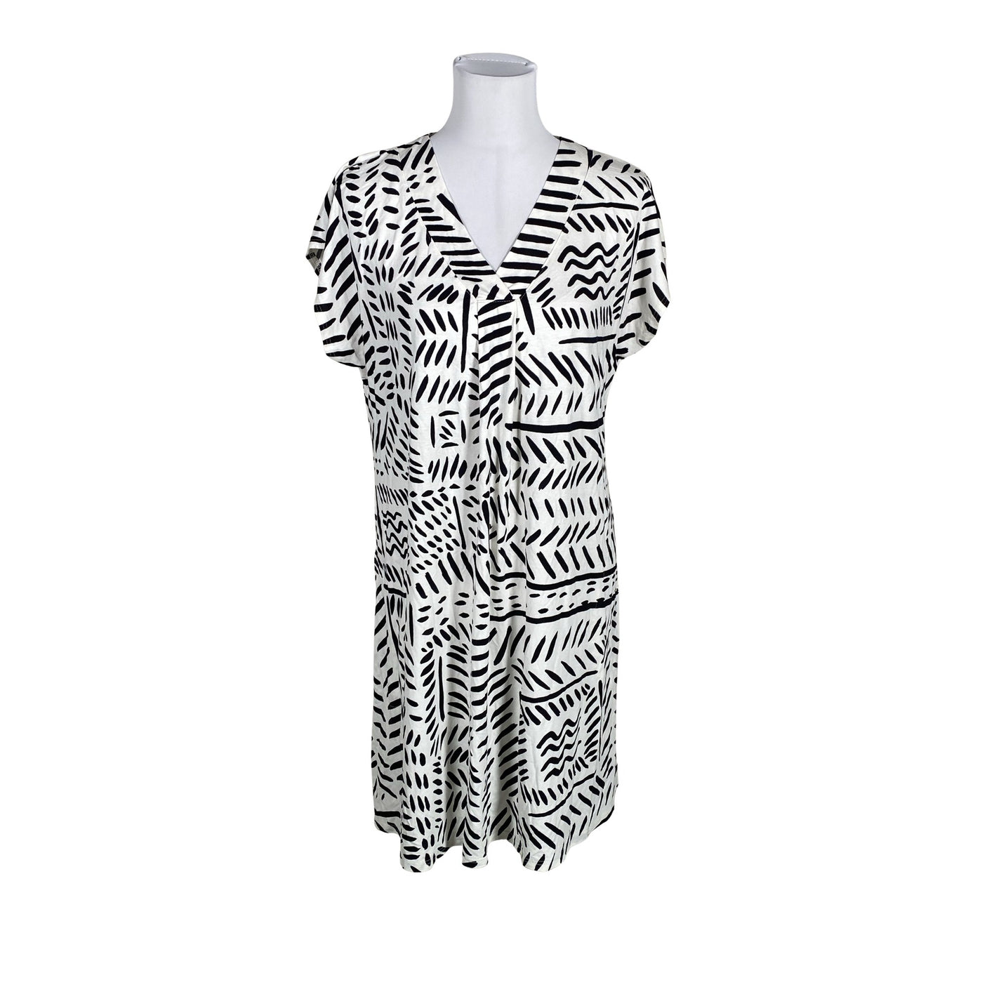 Unisex Nanso - Trikotaažist kleit, suurus 40 - Valge (1)