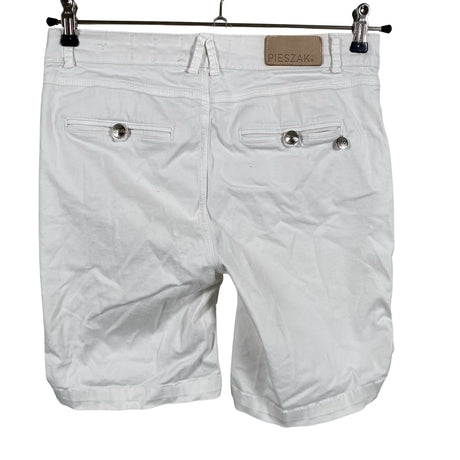 Unisex Pieszak - Teksast lühikesed püksid, suurus W26 - Valge (2)