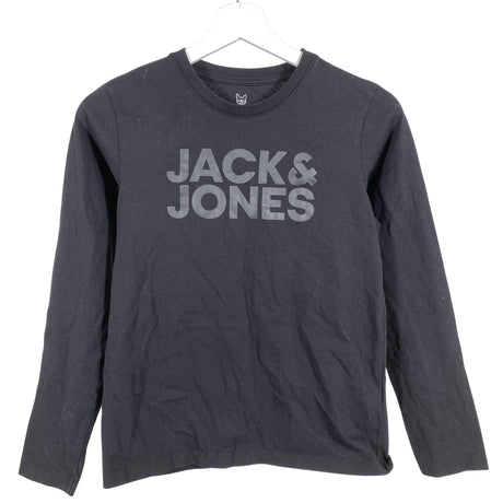 Unisex Jack & Jones - Trikotaažist pluus, suurus 146 - 152 - Must ()