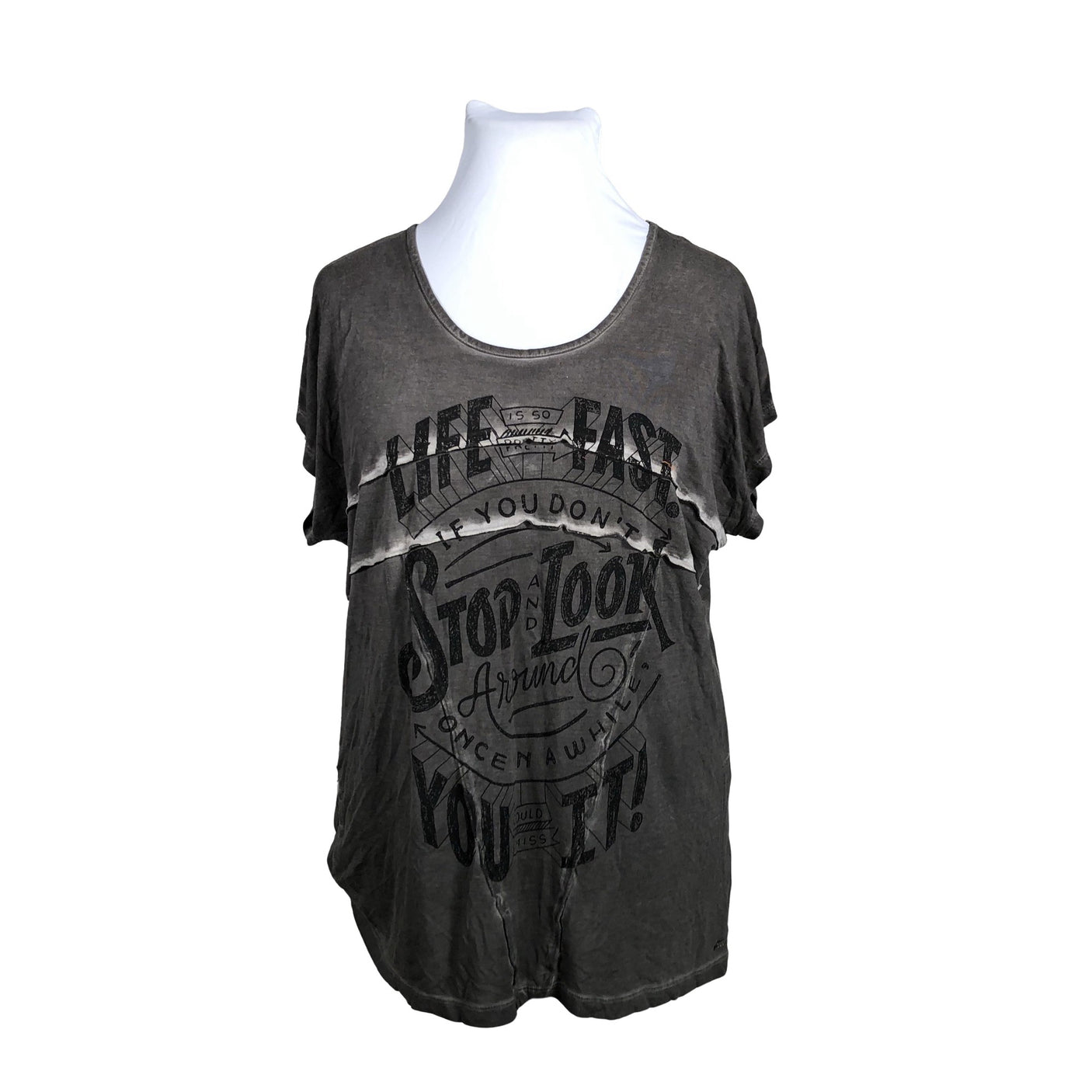 Unisex VI AI PI - T-särk, suurus 42 - Pruun (1)
