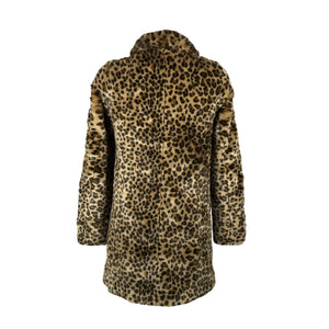 Unisex Oasis - Kunstkarusnahast mantel, suurus 34 - Pruun (2)