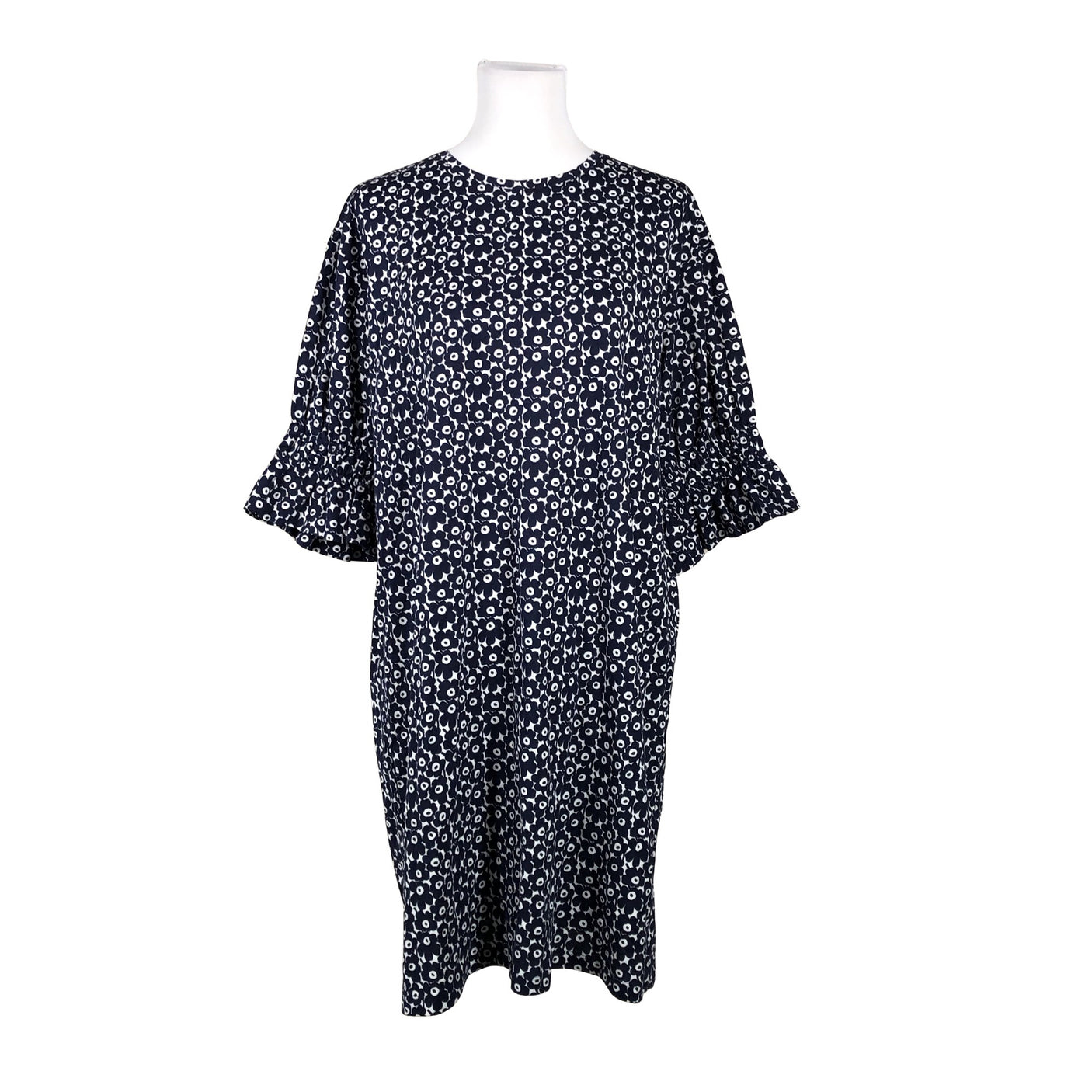 Unisex Marimekko - Trikotaažist kleit, suurus 40 - Sinine (1)