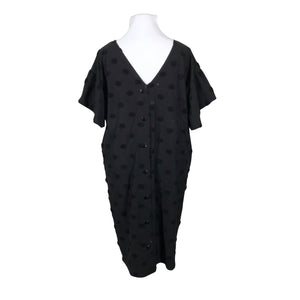 Unisex Aarrelabel - Trikotaažist kleit, suurus 44 - Must (2)