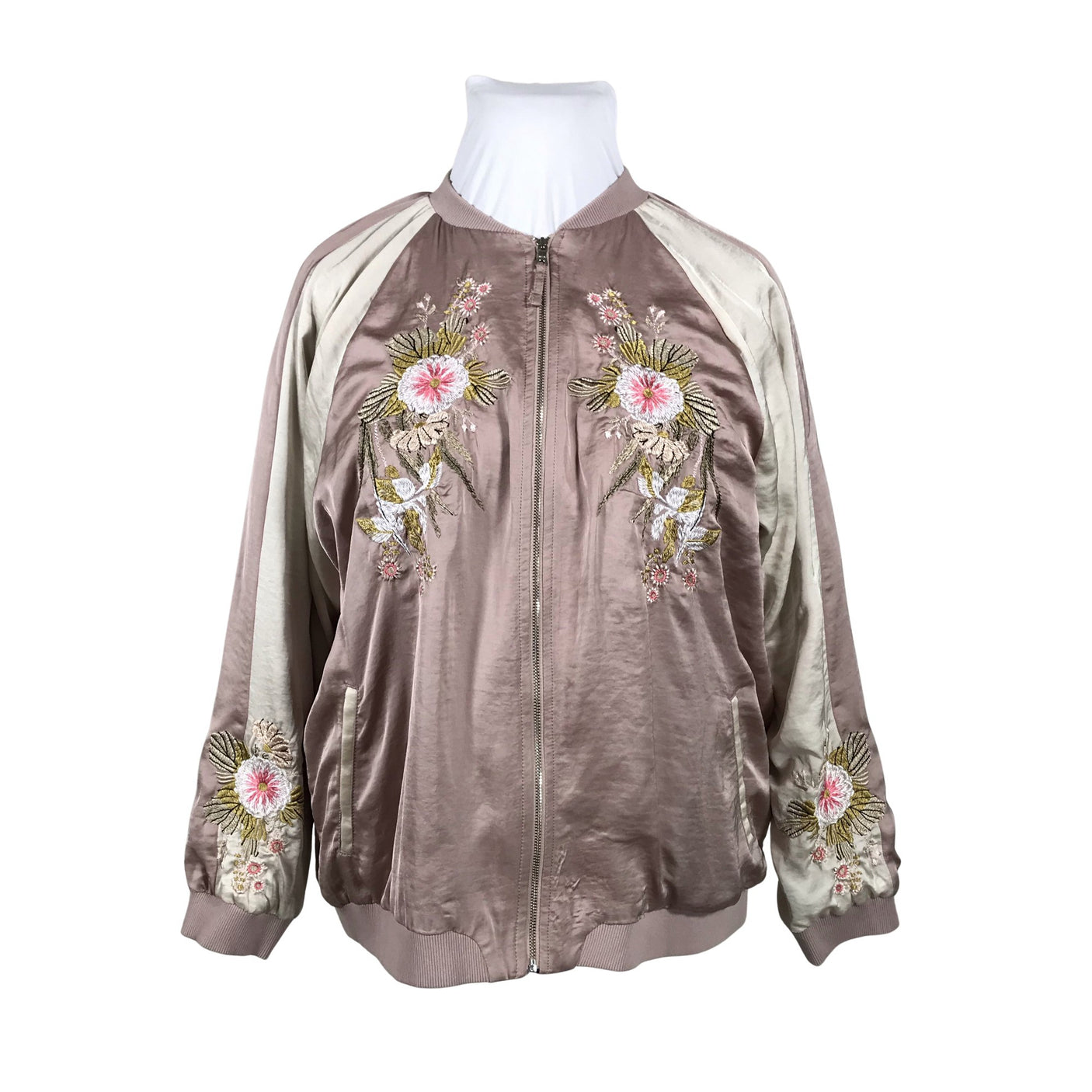Unisex Per Una by Marks & Spencer - Õhuke jope, suurus 46 - Heleroosa (1)