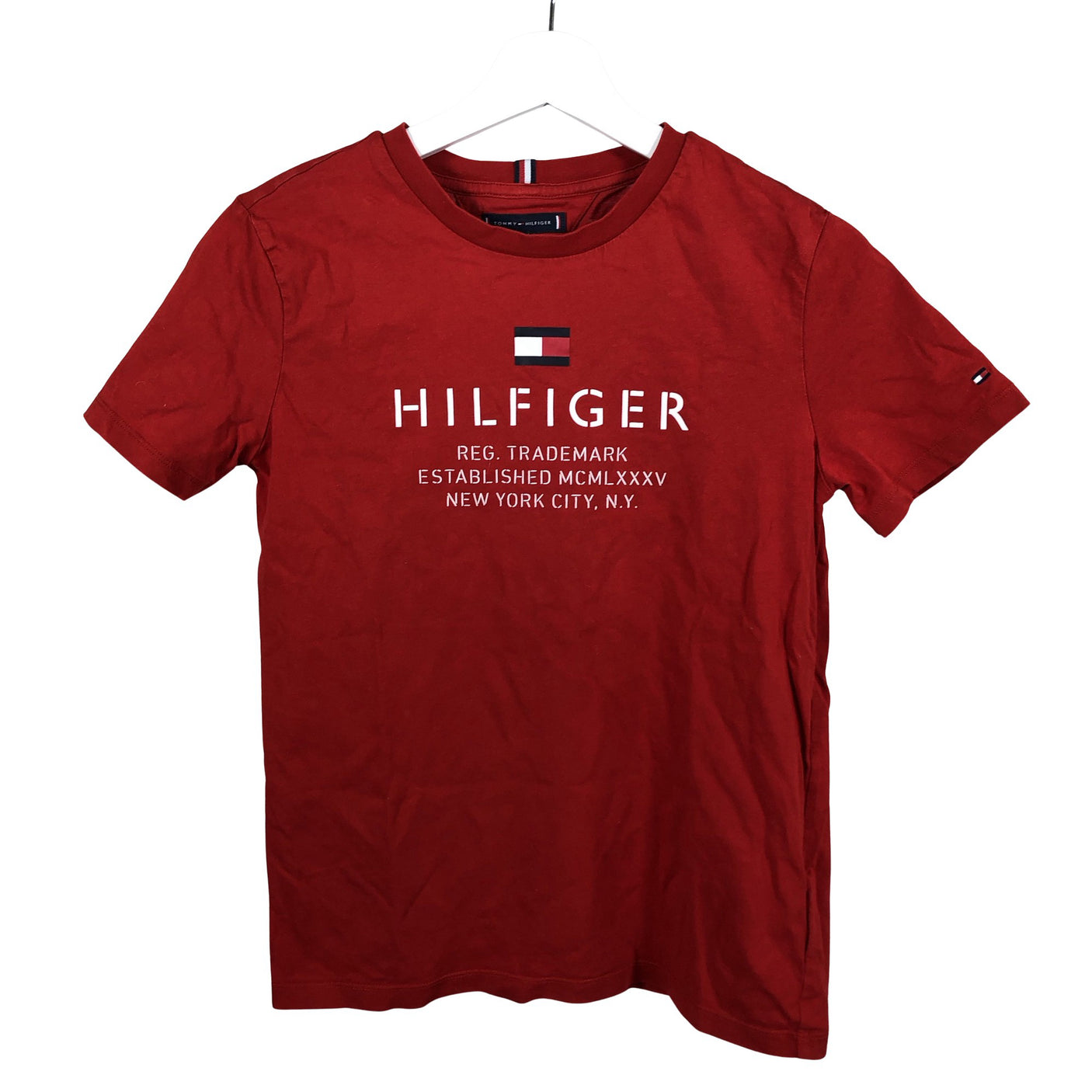 Unisex Tommy Hilfiger - T-särk, suurus 158 - 164 - Punane (1)