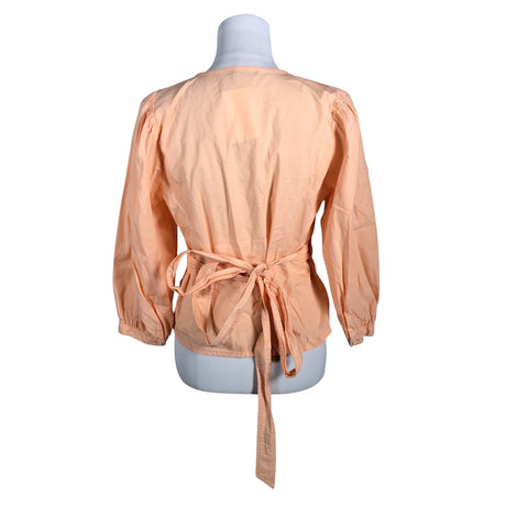 Unisex Nanso - Lühikeste käistega pluus, suurus 40 - Oranž (2)