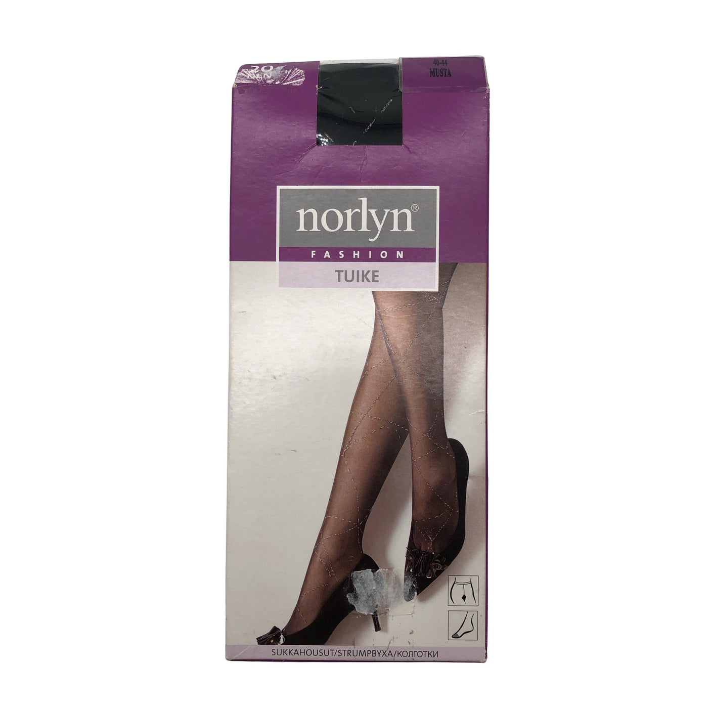 Unisex Norlyn - Sukkpüksid, õhukesed, suurus 44 - Must (2)