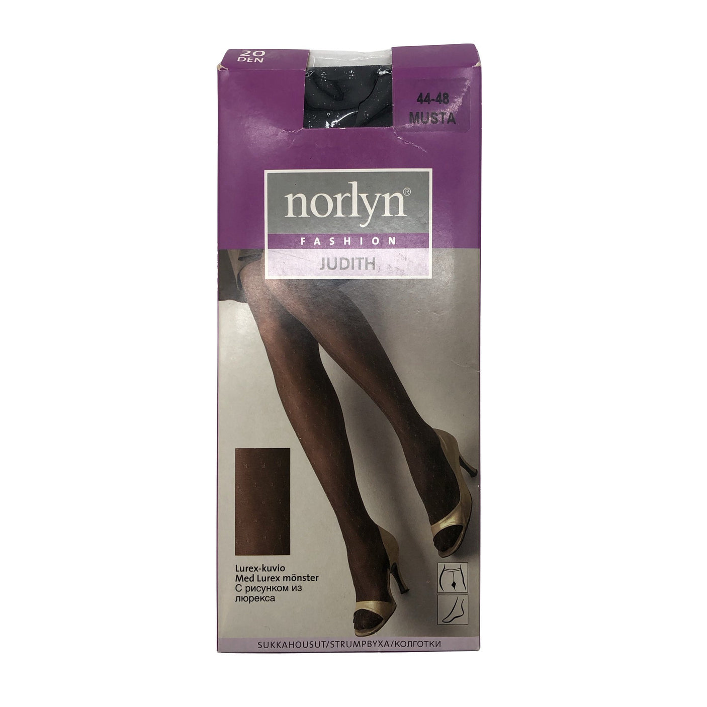 Unisex Norlyn - Sukkpüksid, õhukesed, suurus 44 - Must (1)