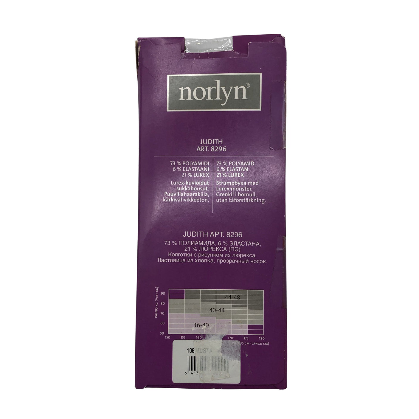Unisex Norlyn - Sukkpüksid, õhukesed, suurus 44 - Must (4)