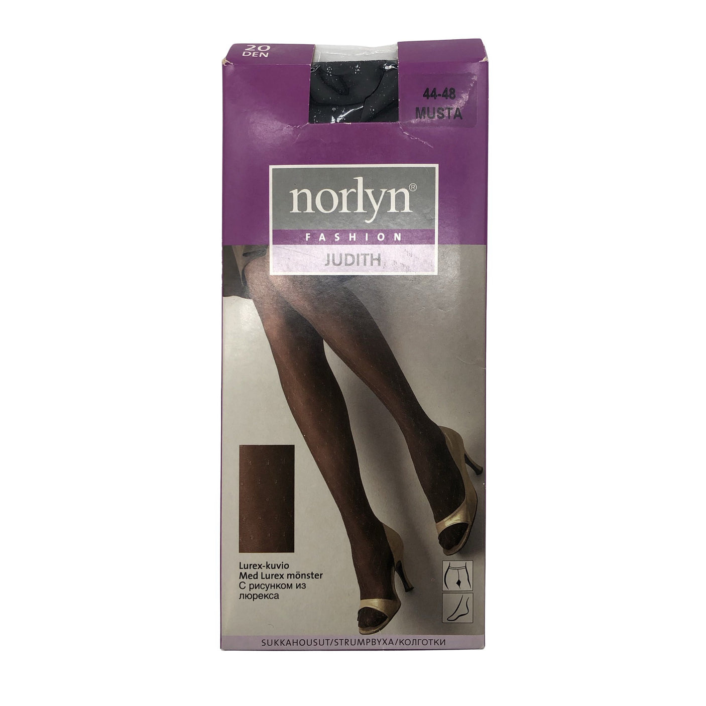 Unisex Norlyn - Sukkpüksid, õhukesed, suurus 44 - Must (2)