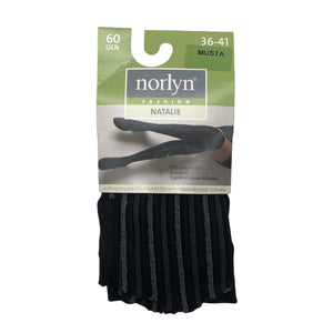 Unisex Norlyn - Sukkpüksid, õhukesed, suurus 36 - Must (1)