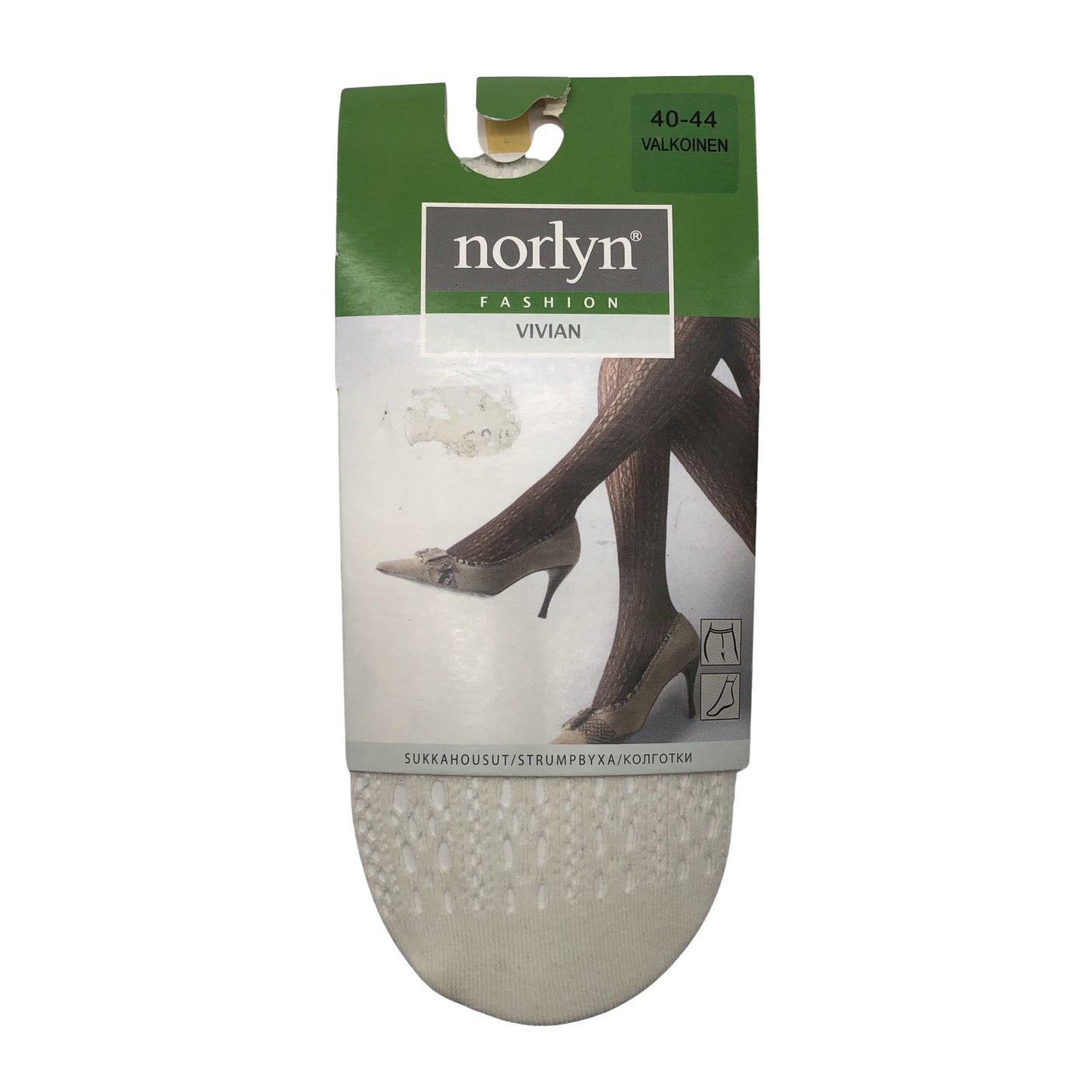 Unisex Norlyn - Sukkpüksid, õhukesed, suurus 40 - Looduslik valge (1)