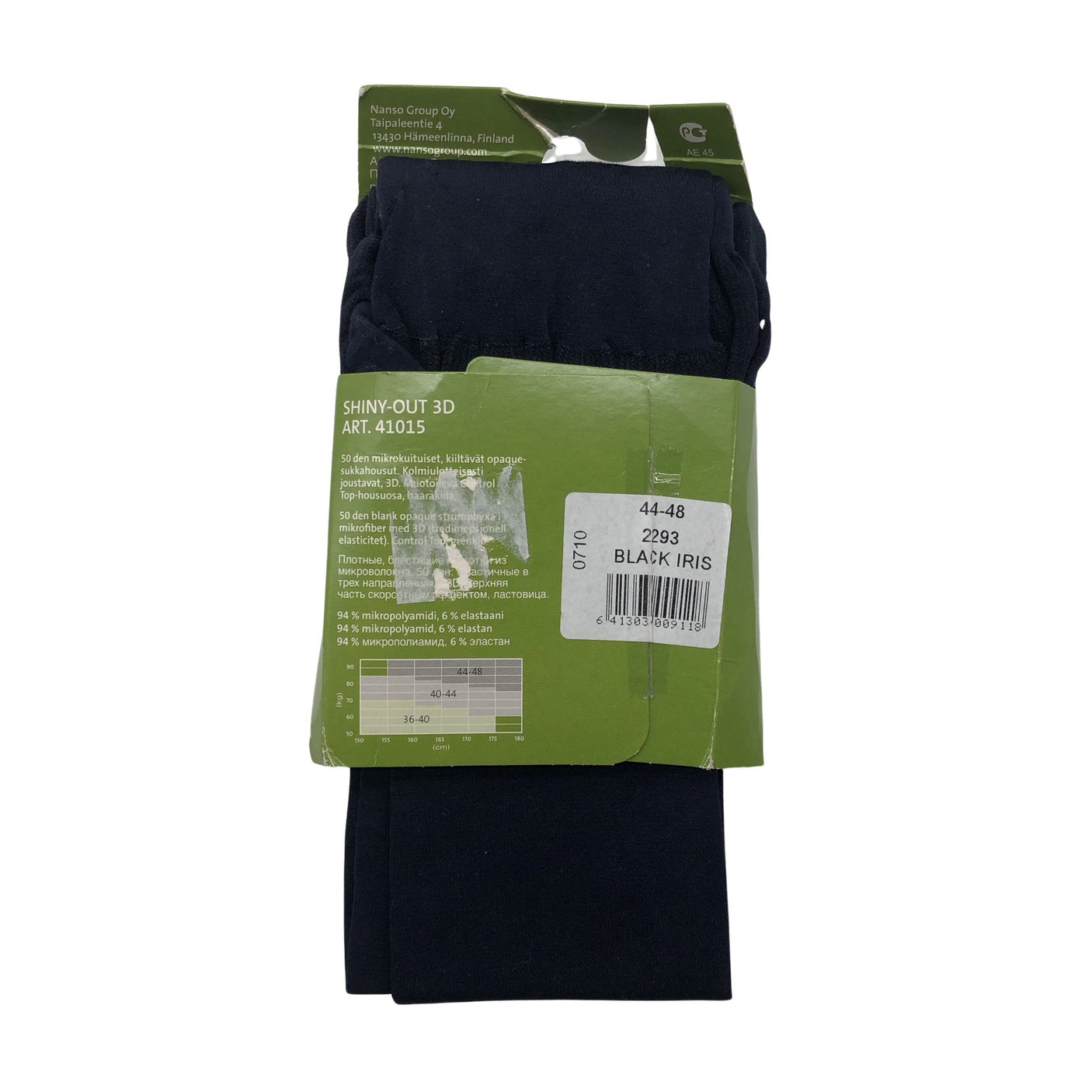 Unisex Norlyn - Sukkpüksid, õhukesed, suurus 44 - Must (4)