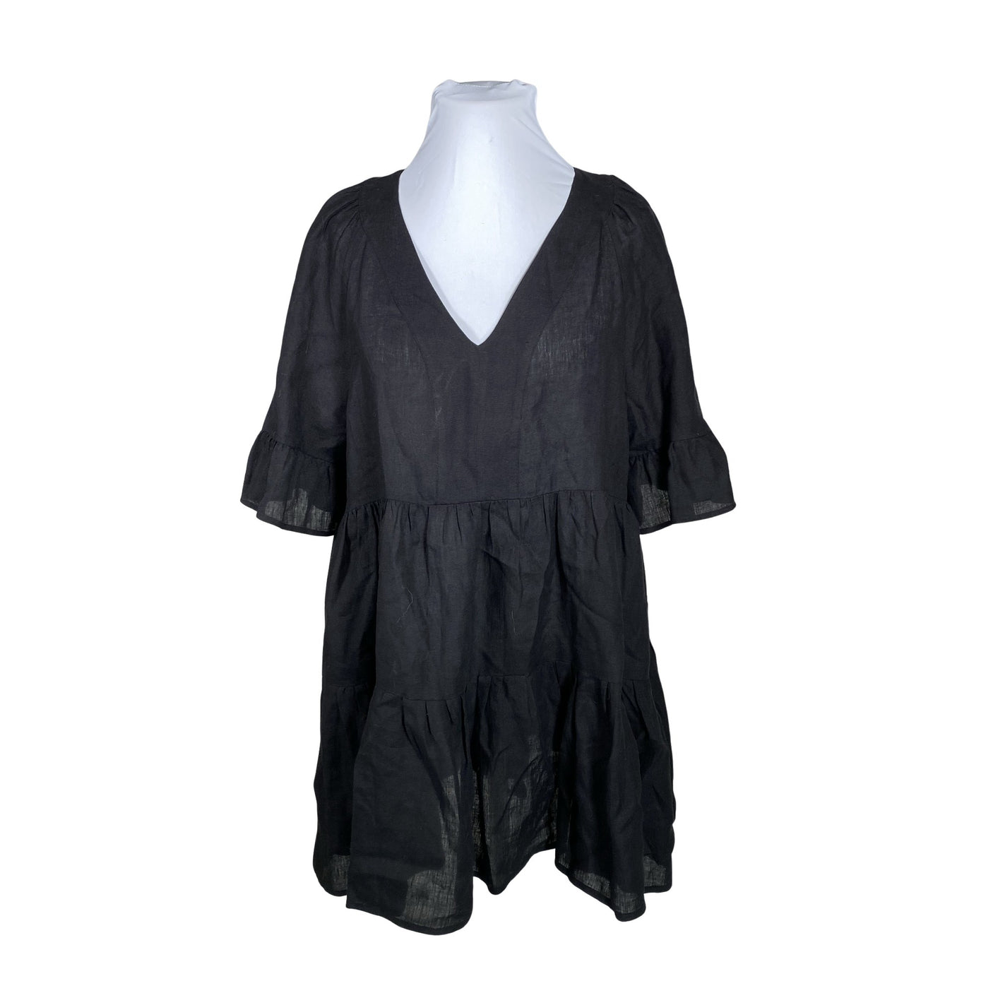Unisex Andiata - Mitteveniv kleit, suurus 44 - Must (1)