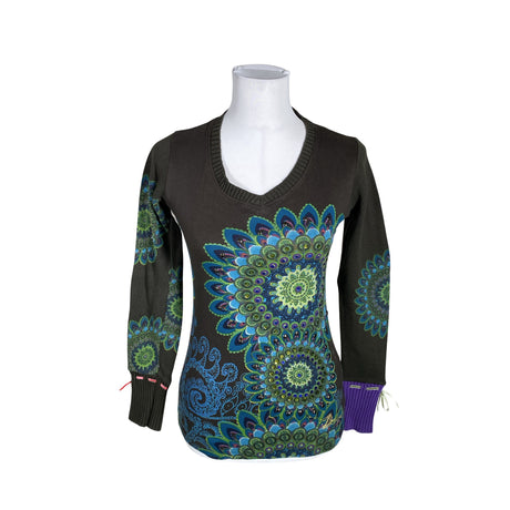 Unisex Desigual - Trikotaažist pluus, suurus 36 - Roheline ()