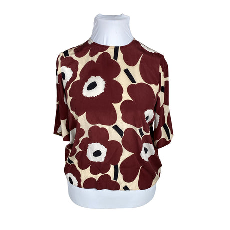 Unisex Marimekko - Lühikeste käistega pluus, suurus 42 - Punane ()