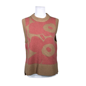 Unisex Marimekko - Kootud vest, suurus 34 - Pruun (1)