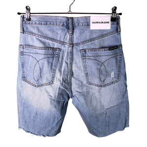 Unisex Calvin Klein - Teksast lühikesed püksid, suurus W28 - Helesinine (2)