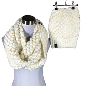 Unisex Hallhuber - Talvemüts, suurus 54 - 56 cm - Looduslik valge (1)
