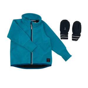 Unisex Polarn O. Pyret - Windfleecetakki, koko 68 - 74 -  (1)