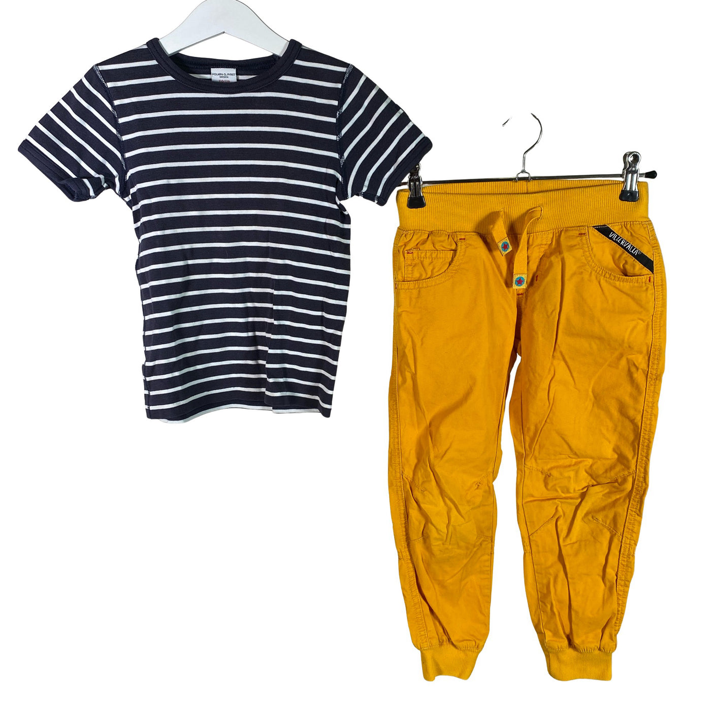 Unisex Villervalla - Kangashousut, koko 110 - 116 -  (1)