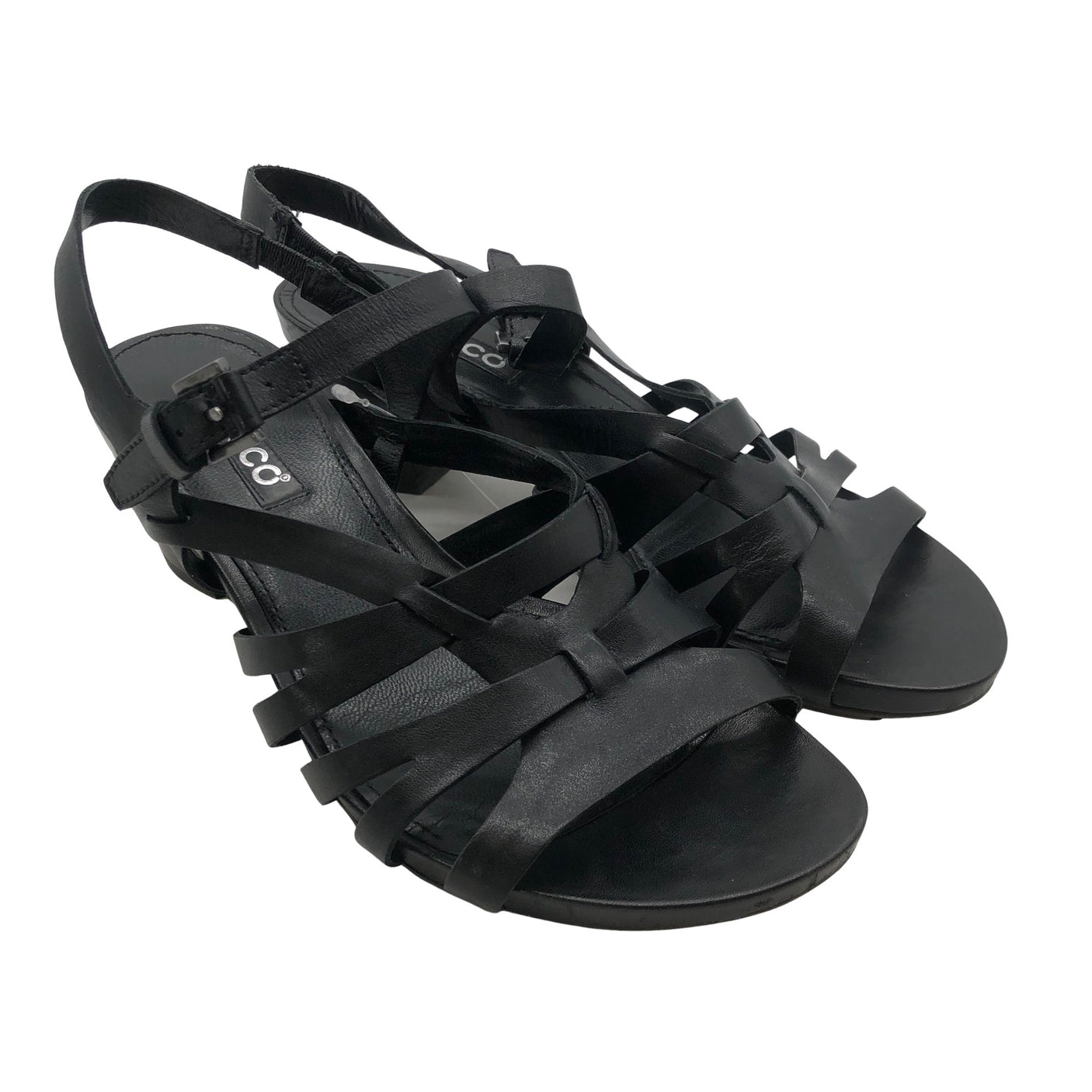 Unisex Ecco - Korolliset sandaalit, koko 37 -  (2)