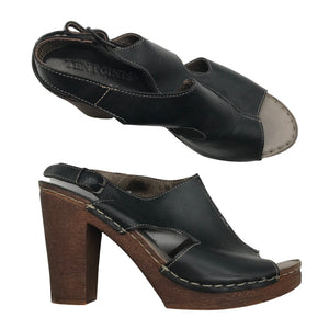 Unisex Ten Points - Kontsaga rihmikud, suurus 40 - Must (1)