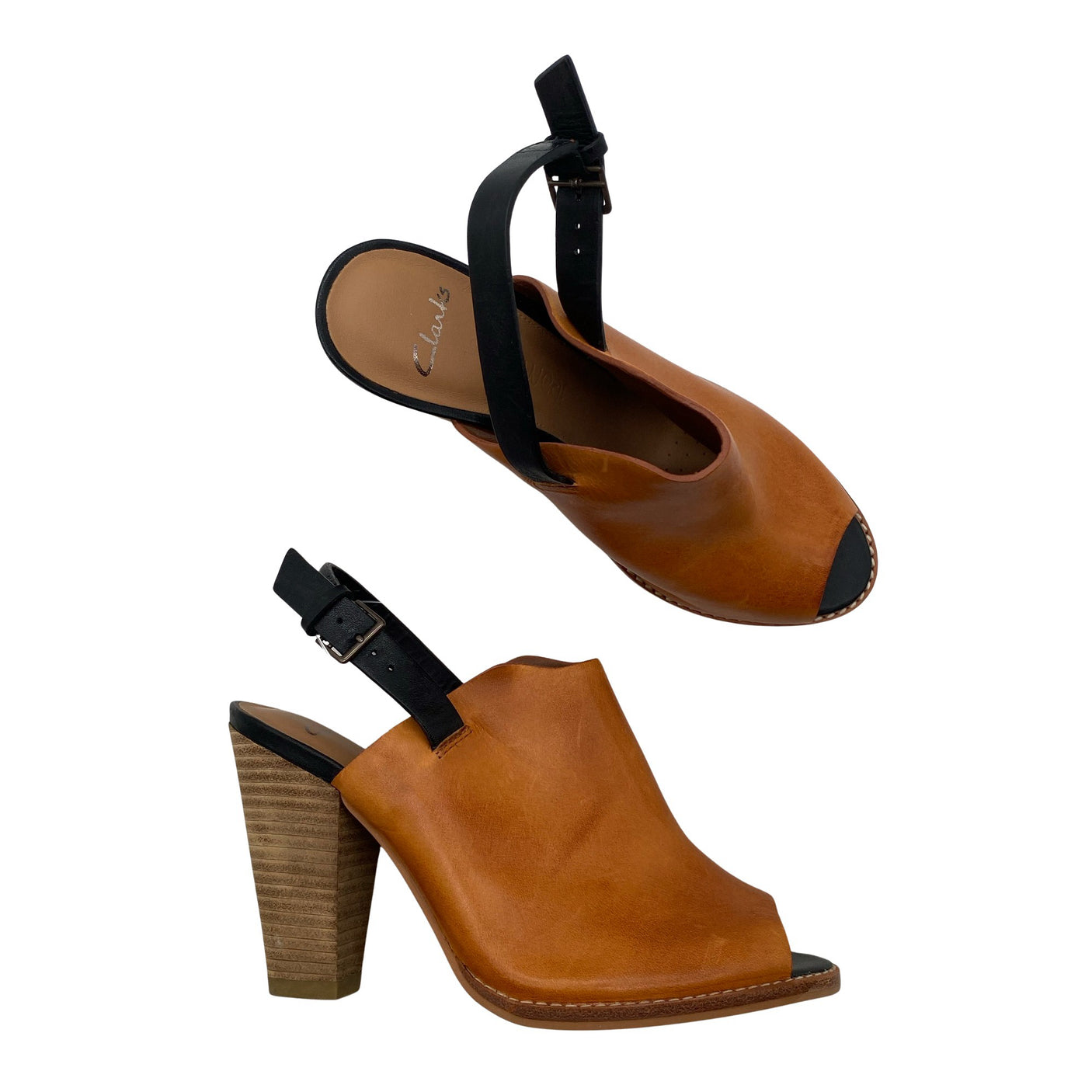 Unisex Clarks - Avokärkiset korkokengät, koko 38 -  (1)