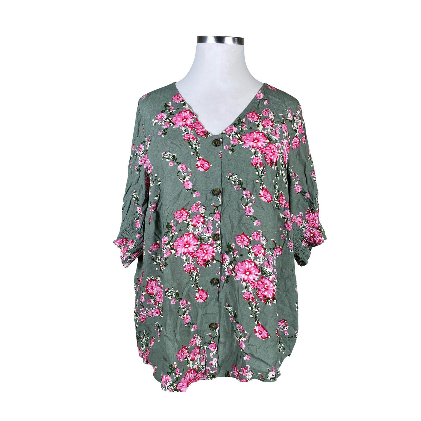 Unisex Zizzi - Lyhythihainen pusero, koko 46 -  (1)