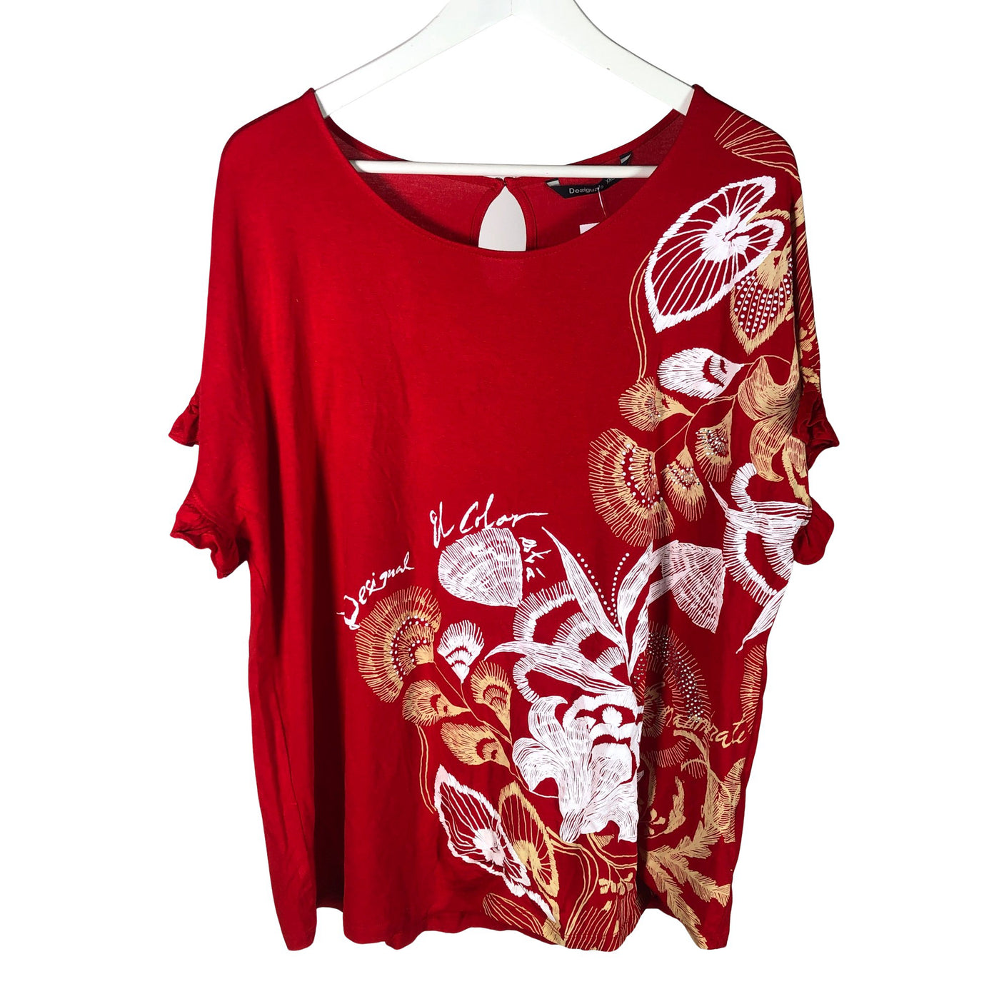 Unisex Desigual - T-paita, koko 44 -  (1)